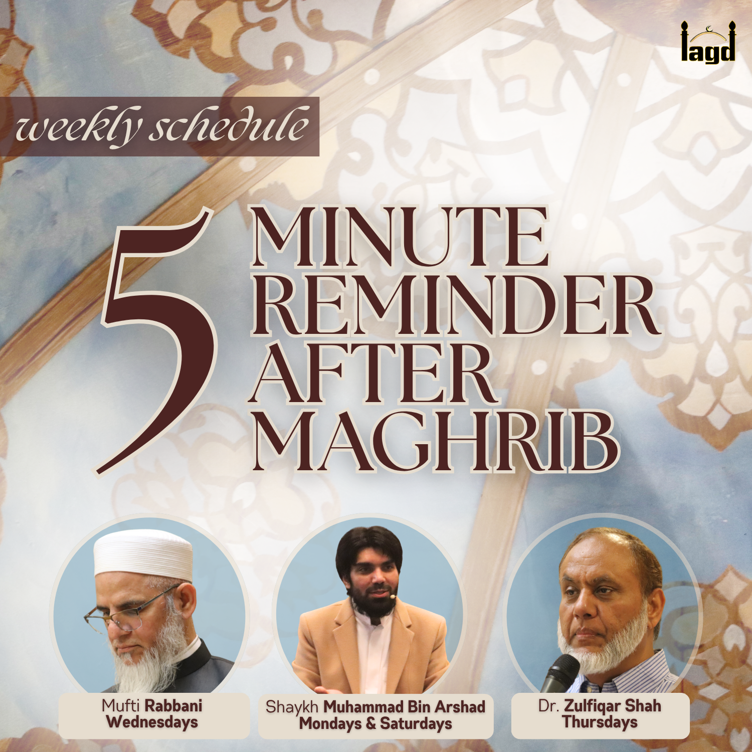 5-Minute Reminder Series After Maghrib