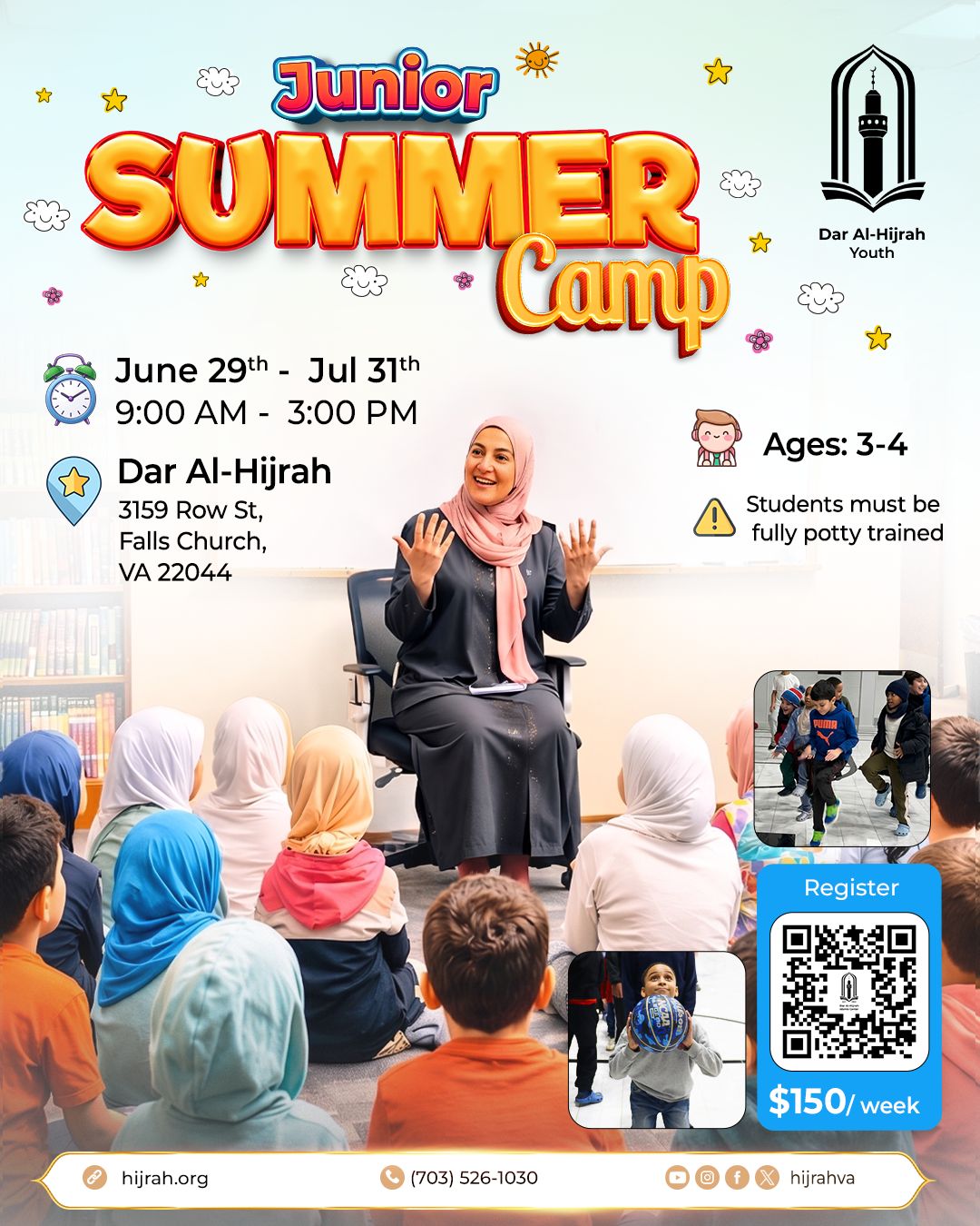 Junior Summer Camp for Ages 3-4