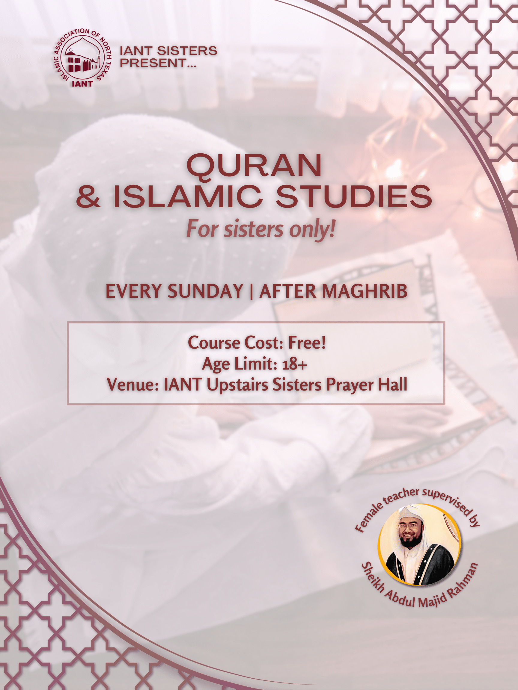 Sisters Quran and Islamic Studies Circle
