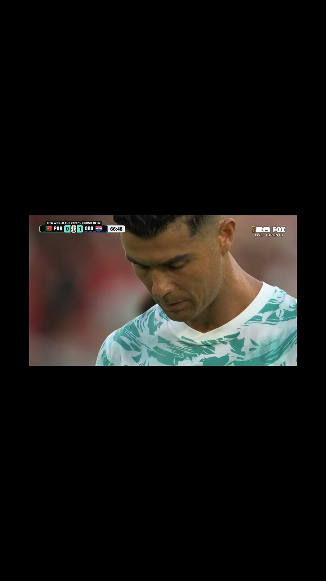 Ronaldo says “Bismillah” twice before the penalty kick he just scored now to kee