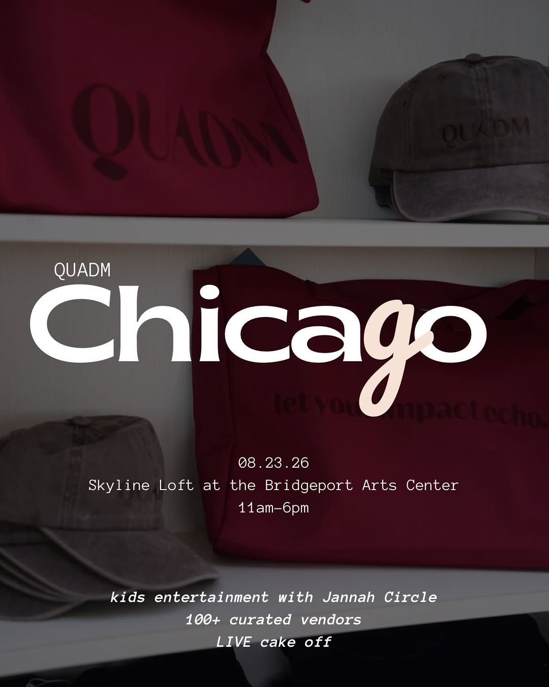 SAVE. THE. DATE. QUADM Chicago 08.23.24

Kids Entertainment with Jannah Circle- 