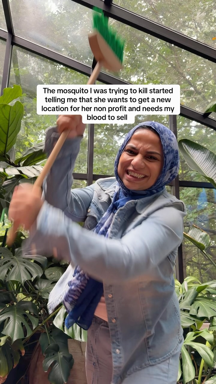 We have so much empathy for this mosquito that’s trying to raise money for a non