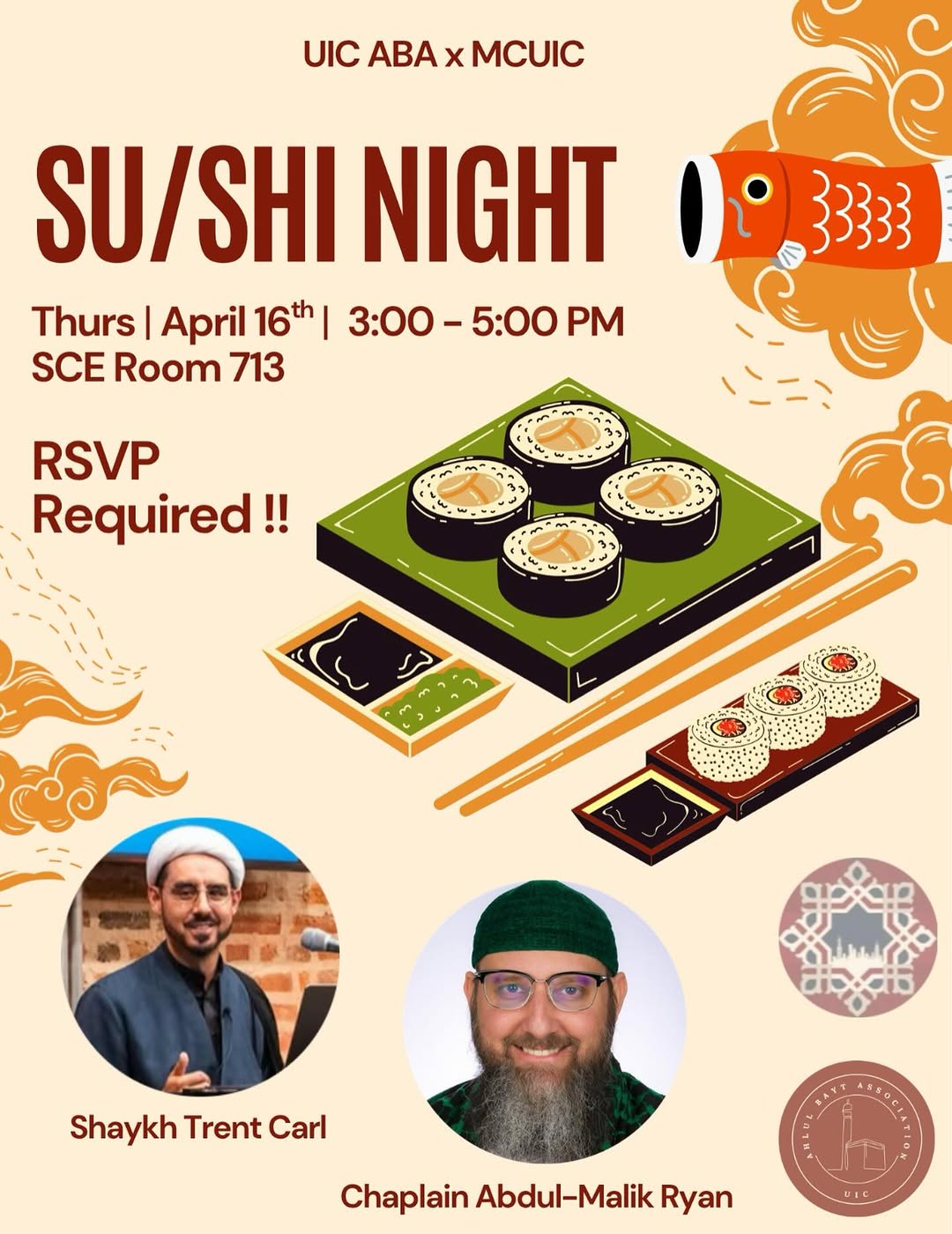 Join Ahlulbayt Association & Muslim Chaplaincy at UIC for Su/Shi night—a Sunni/S