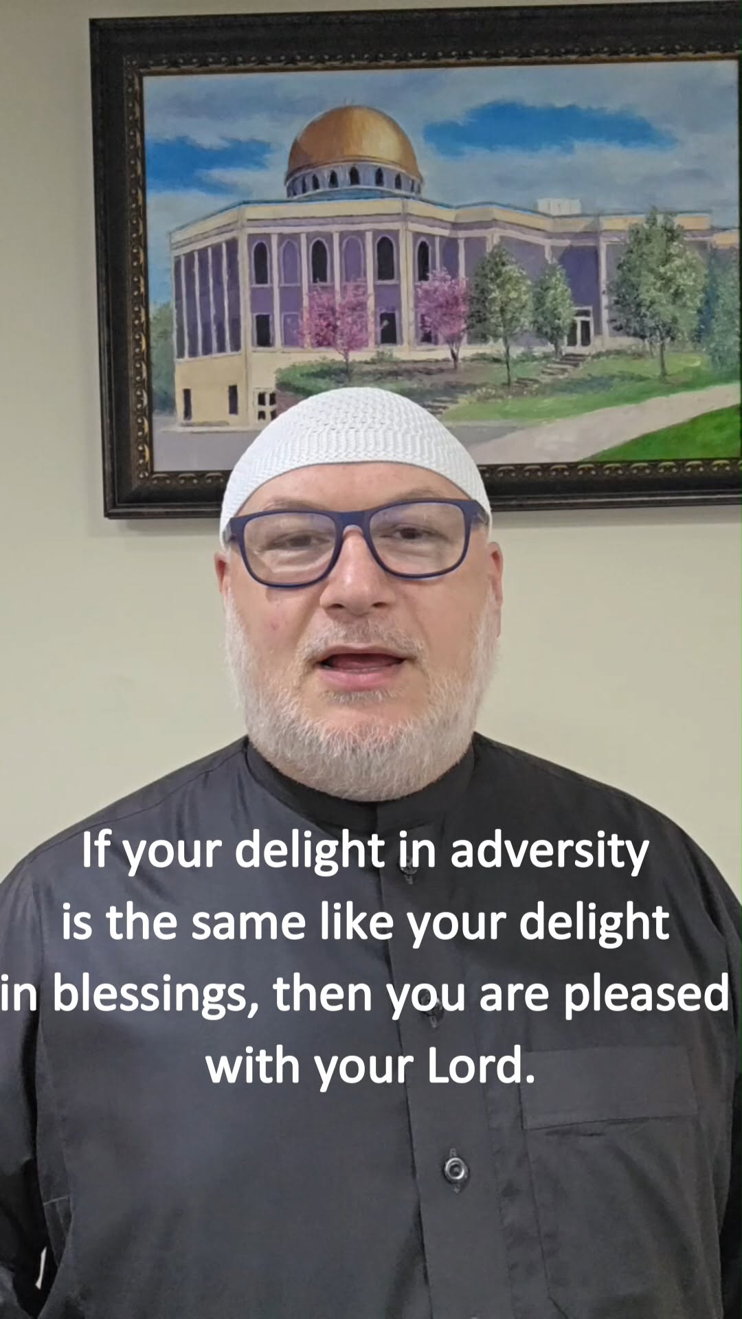 If your delight in adversity is equal to your delight in blessing, then you are 
