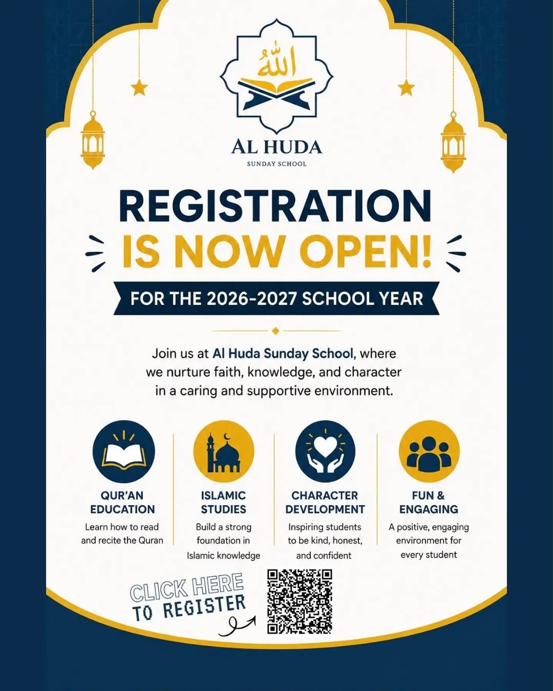 Al-Huda Sunday School Registration