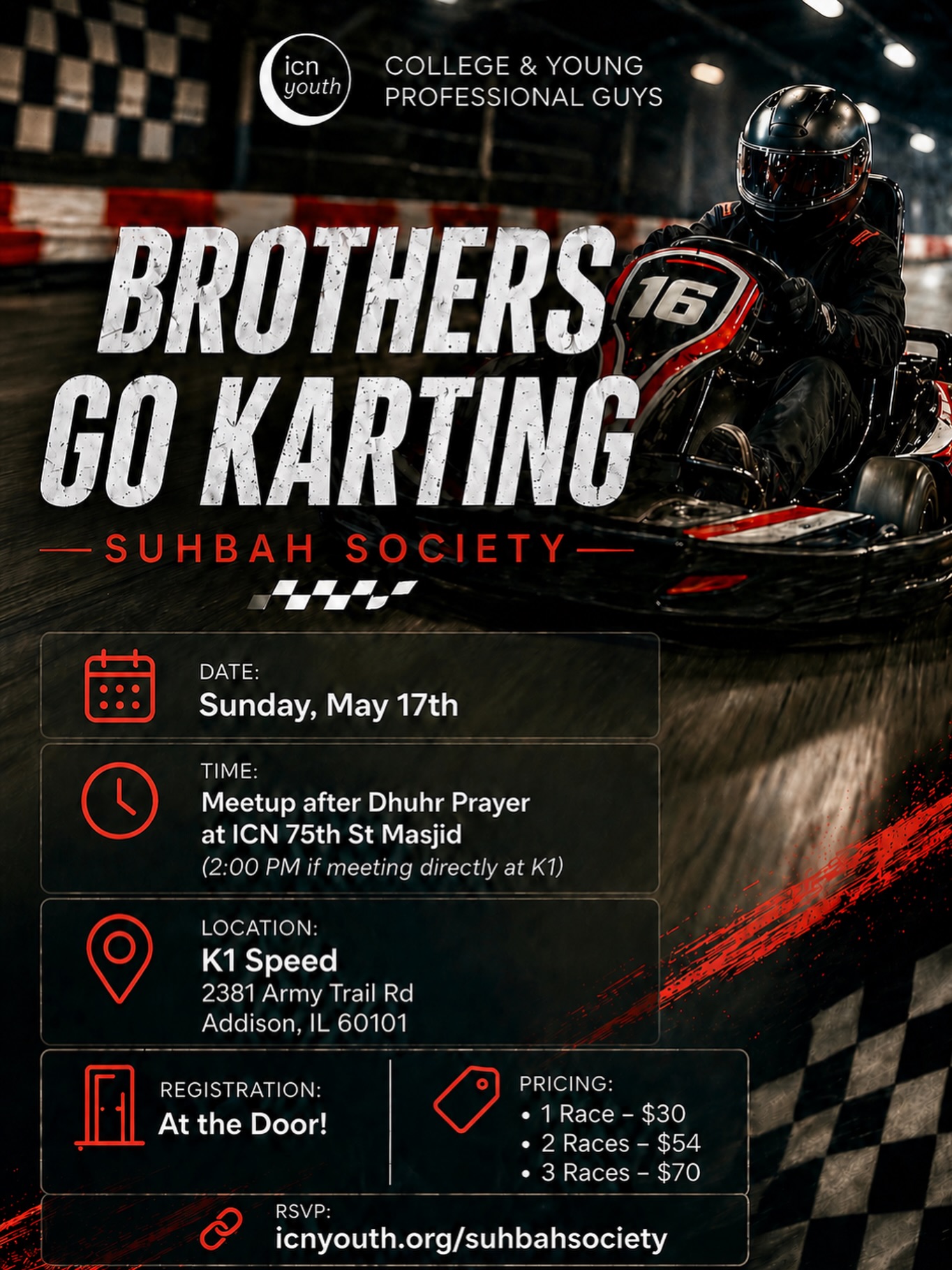 Brothers Go Karting