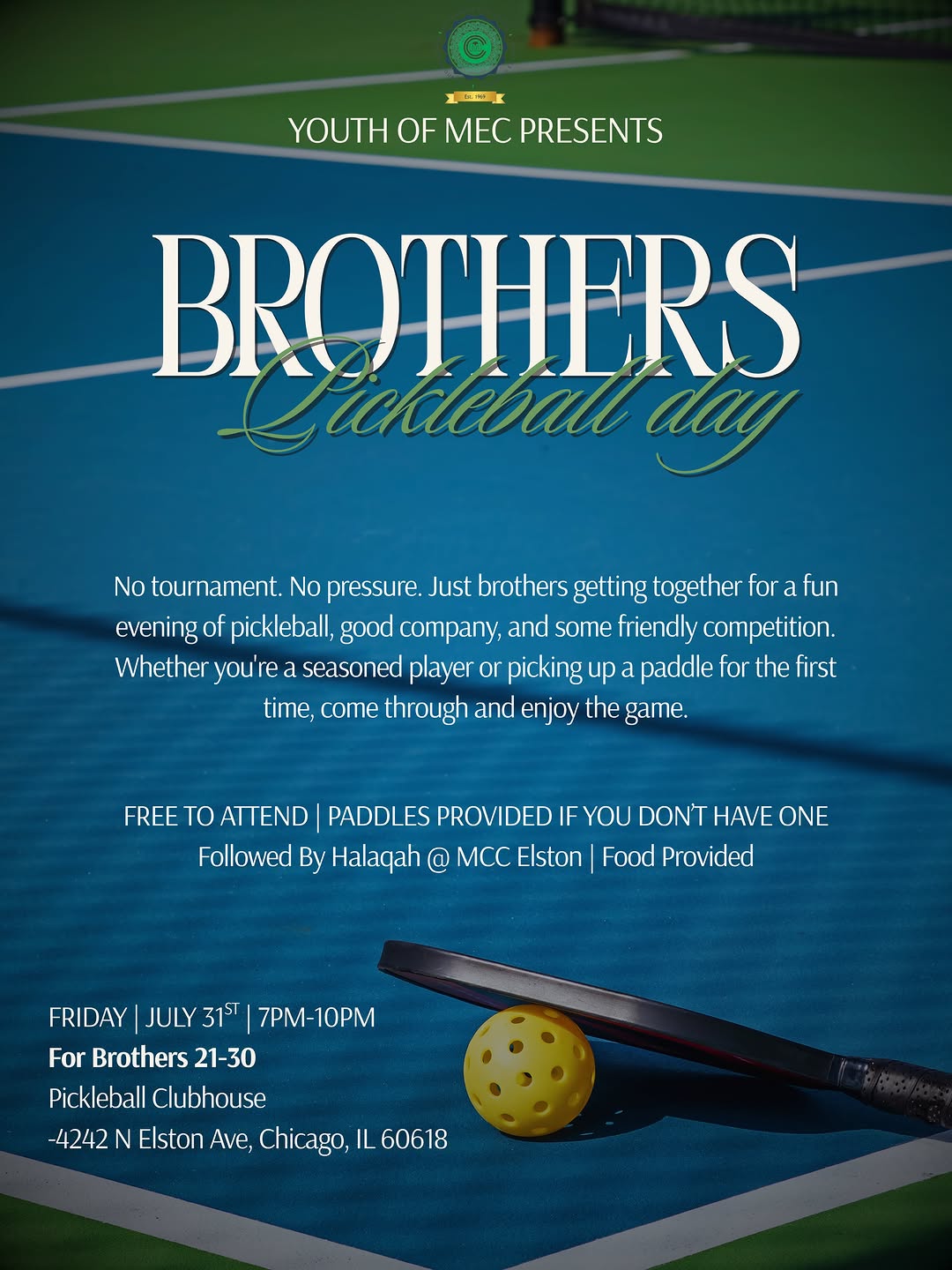 Brothers Pickleball Day