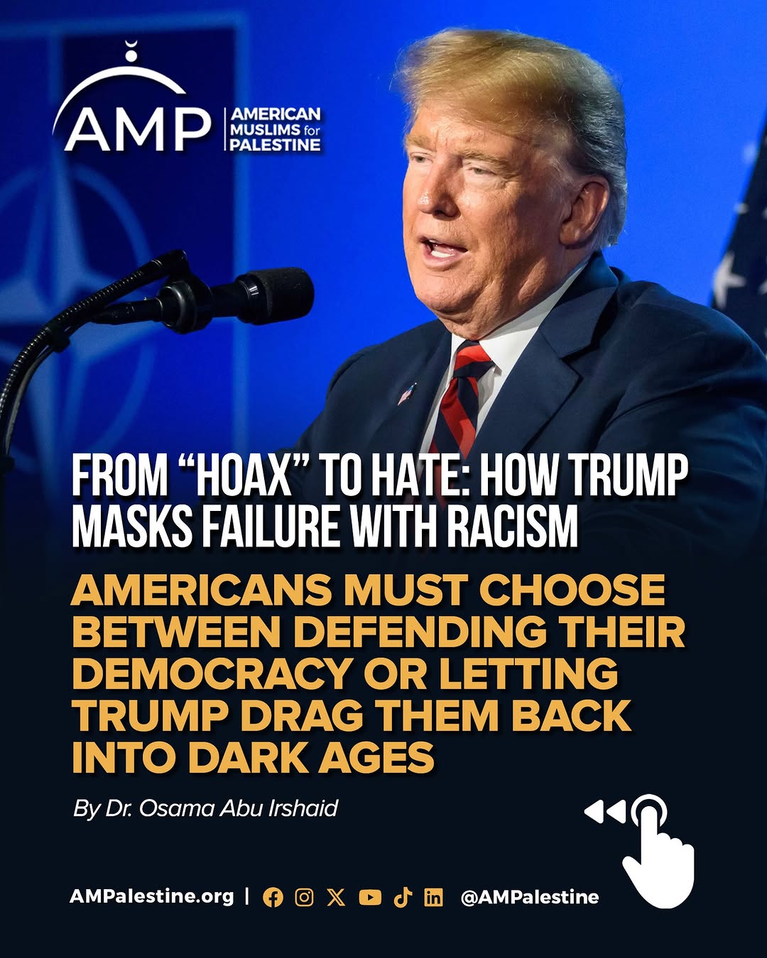 Americans must choose between defending their democracy or letting Trump drag th