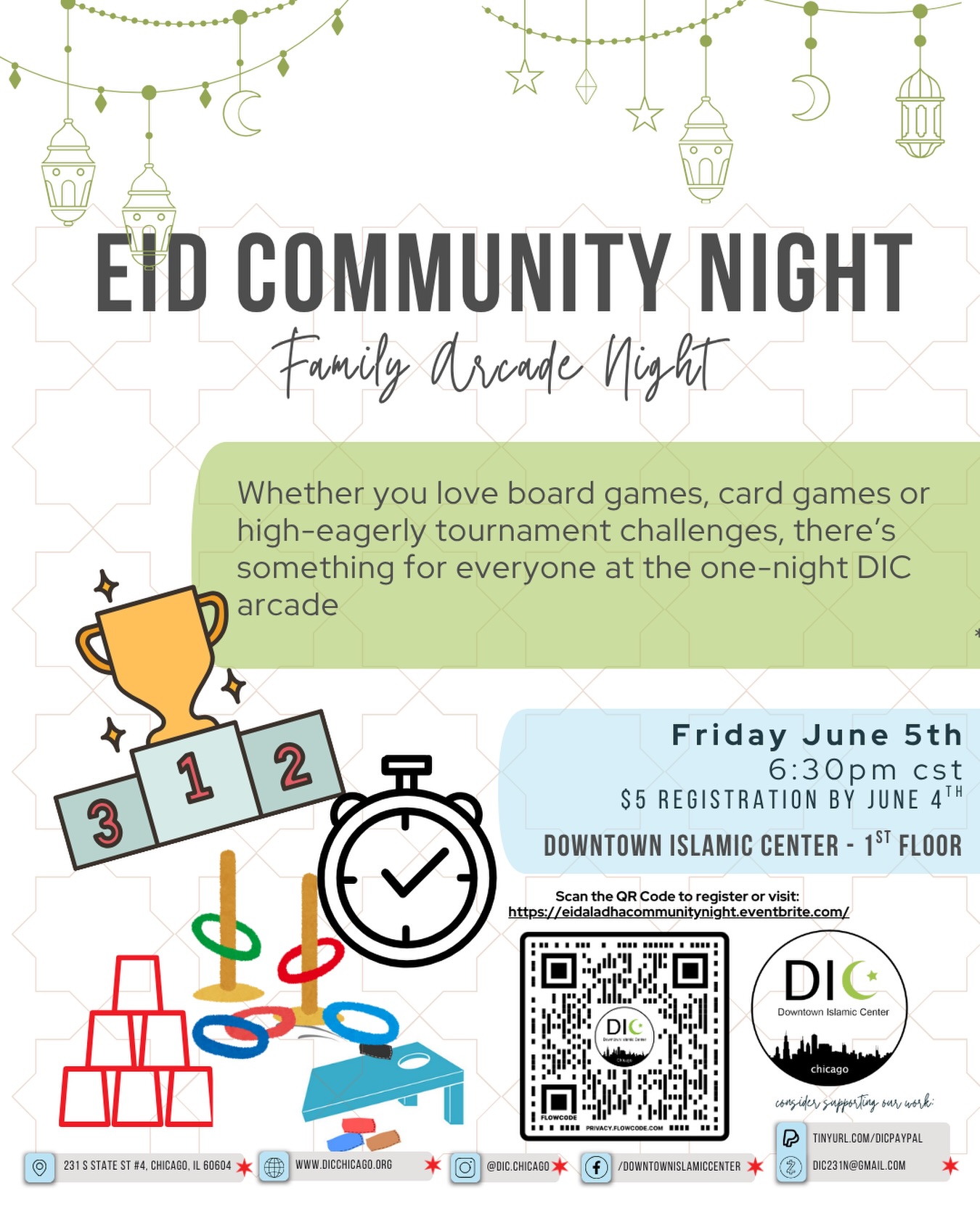 EID COMMUNITY NIGHT Family Arcade Night
