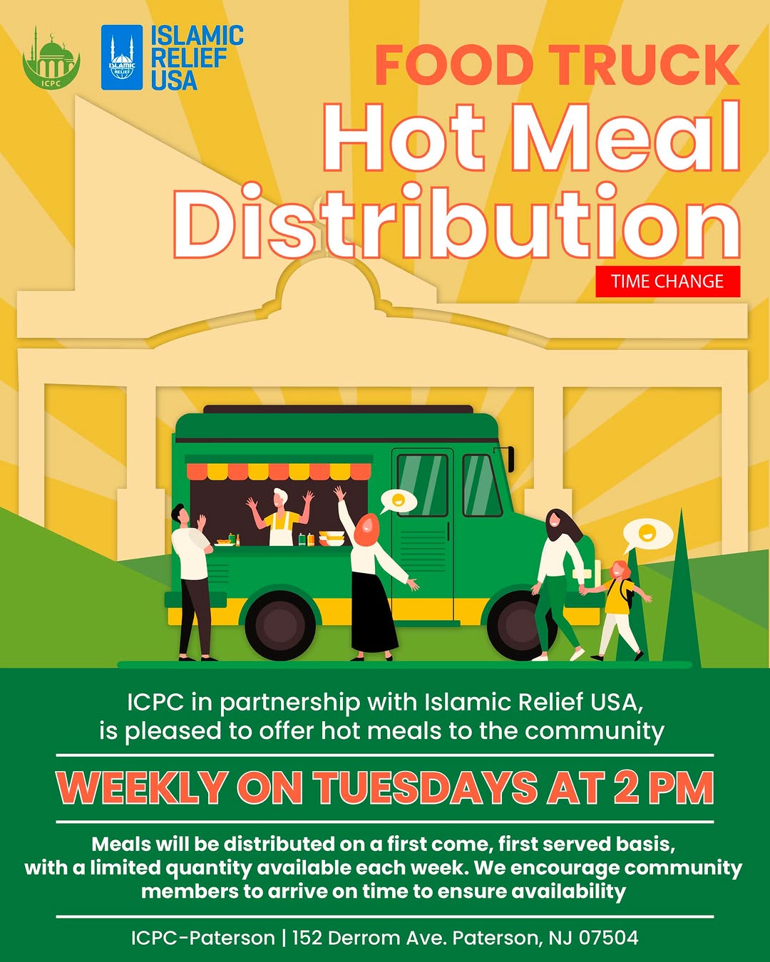 Food Truck Hot Meal Distribution