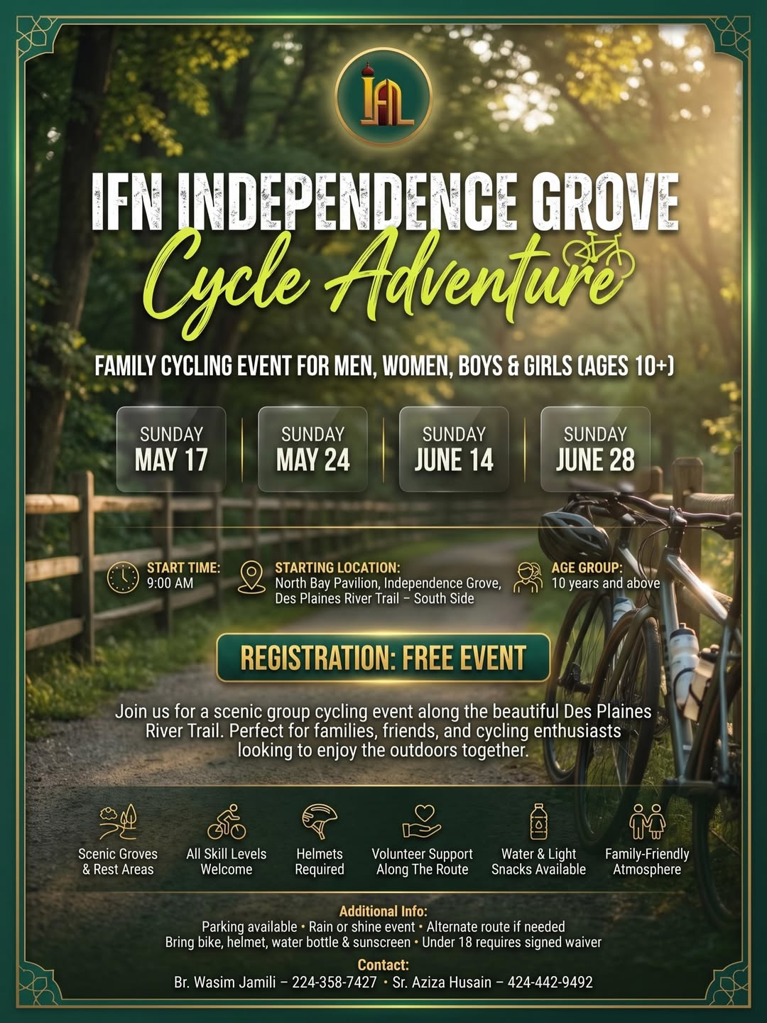 IFN Independence Grove Cycle Adventure