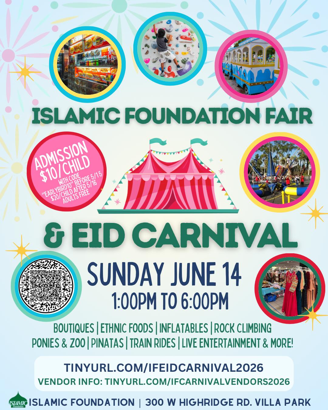 Islamic Foundation Fair & Eid Carnival