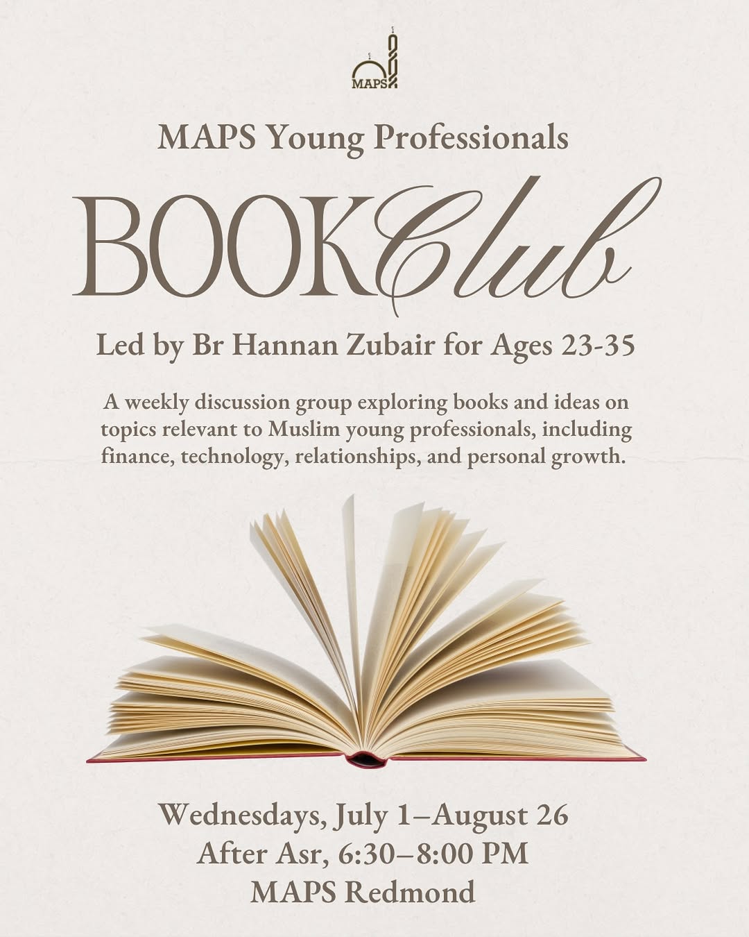 MAPS Young Professionals Book Club