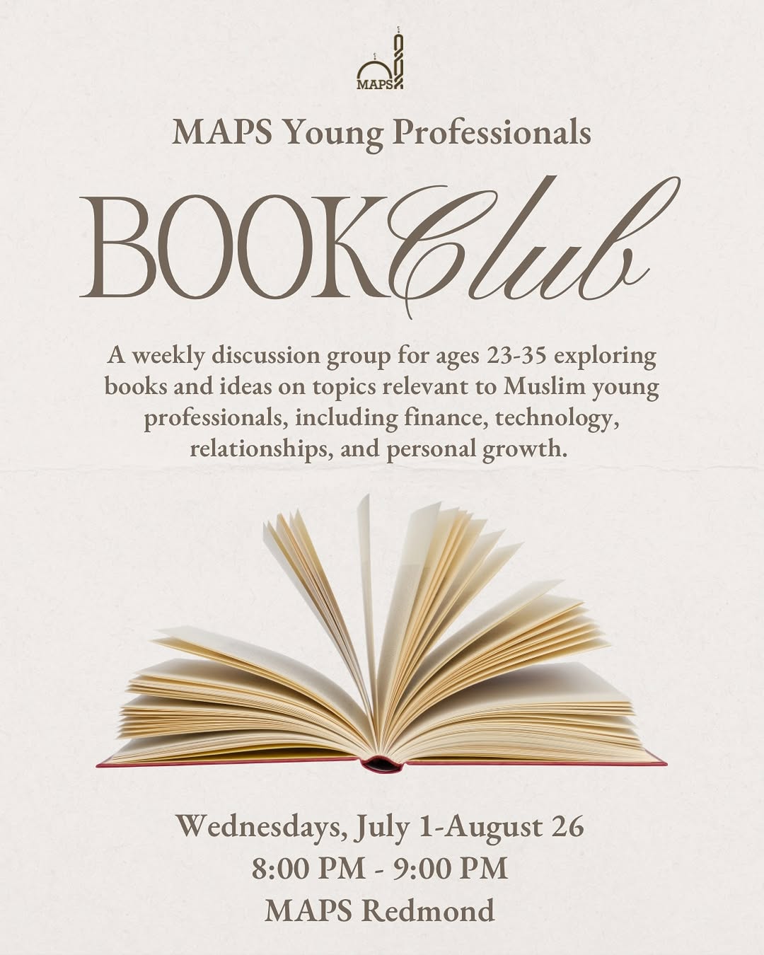 MAPS Young Professionals Book Club