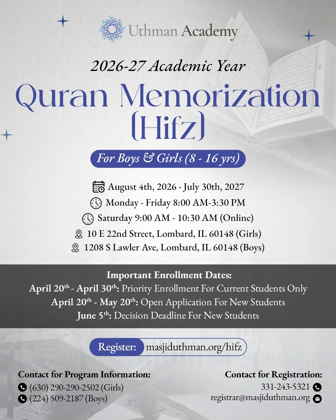 Quran Memorization (Hifz) Program