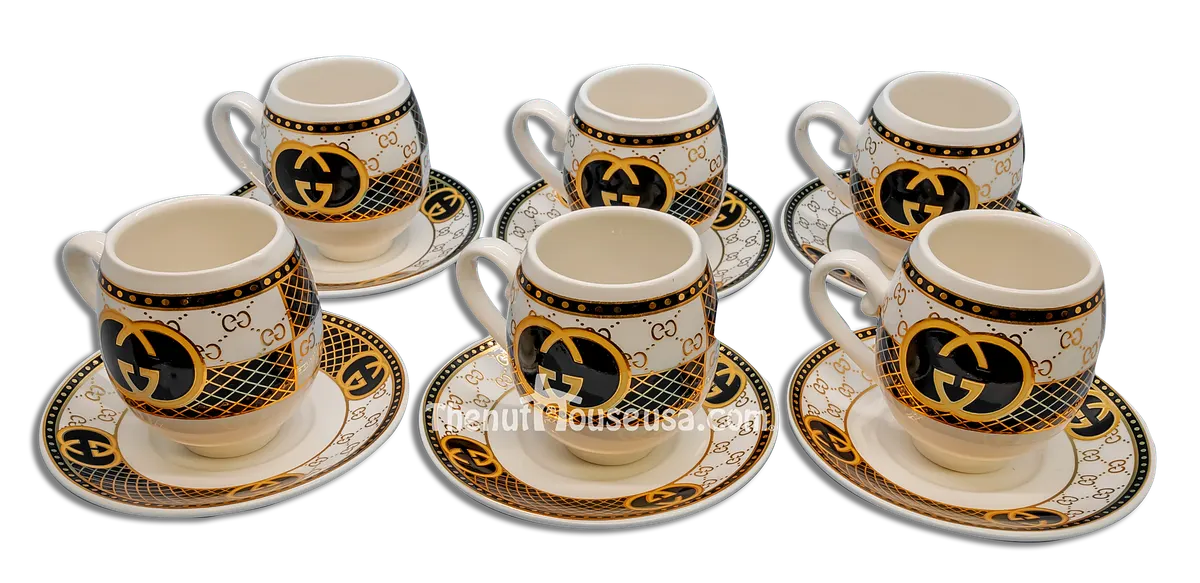 Designer 5 Turkish Coffee set 6pc ( AZ )