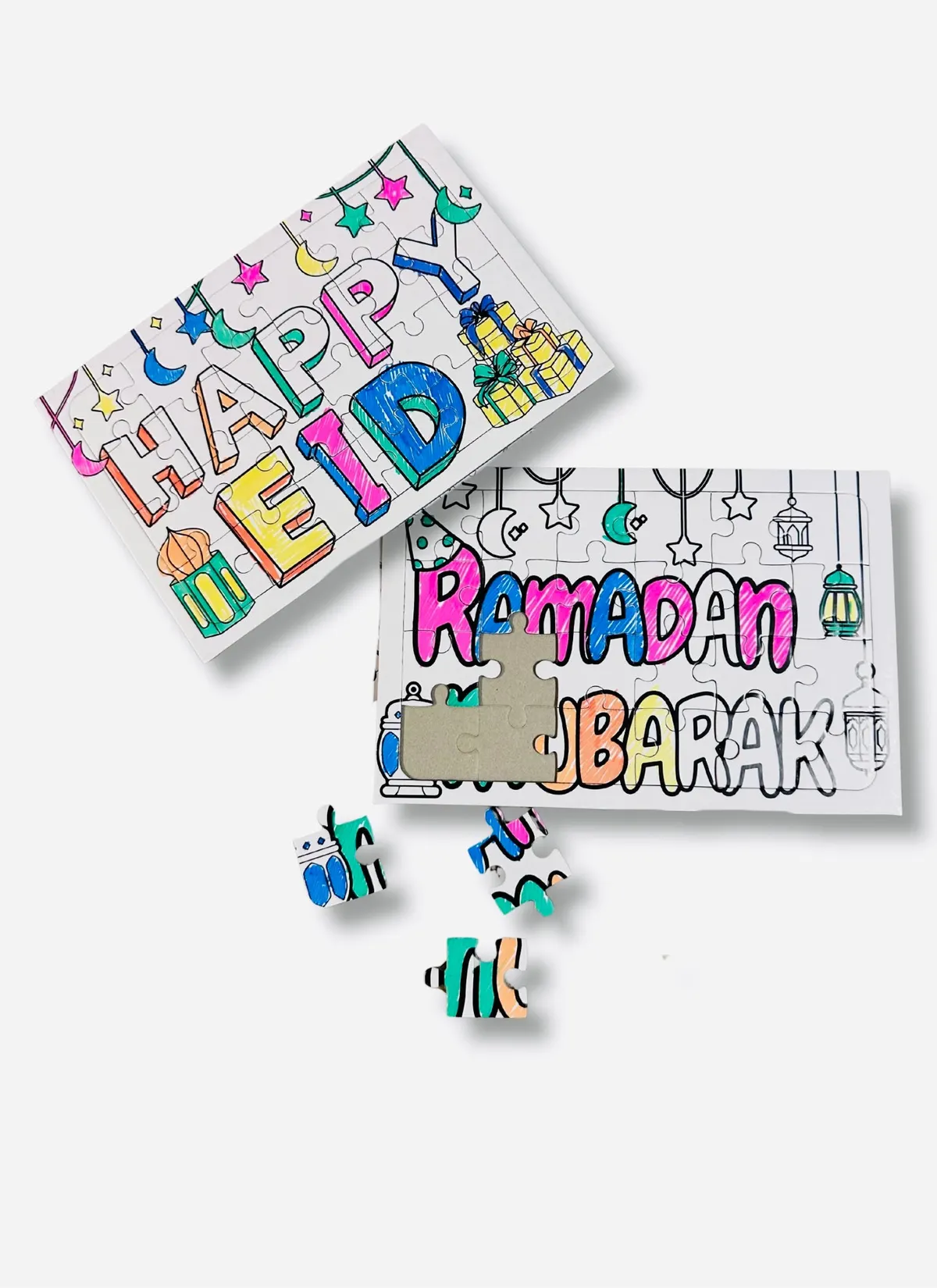 Color your own Ramadan or Eid Puzzle