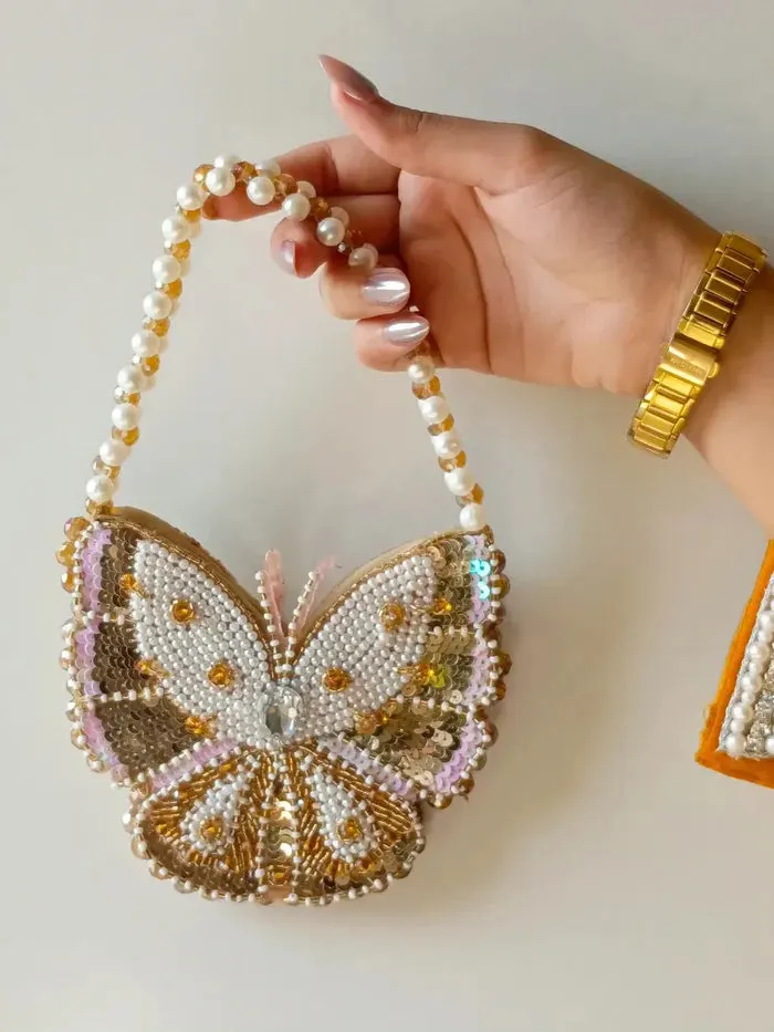 MINI Butter fly Bag- Gold