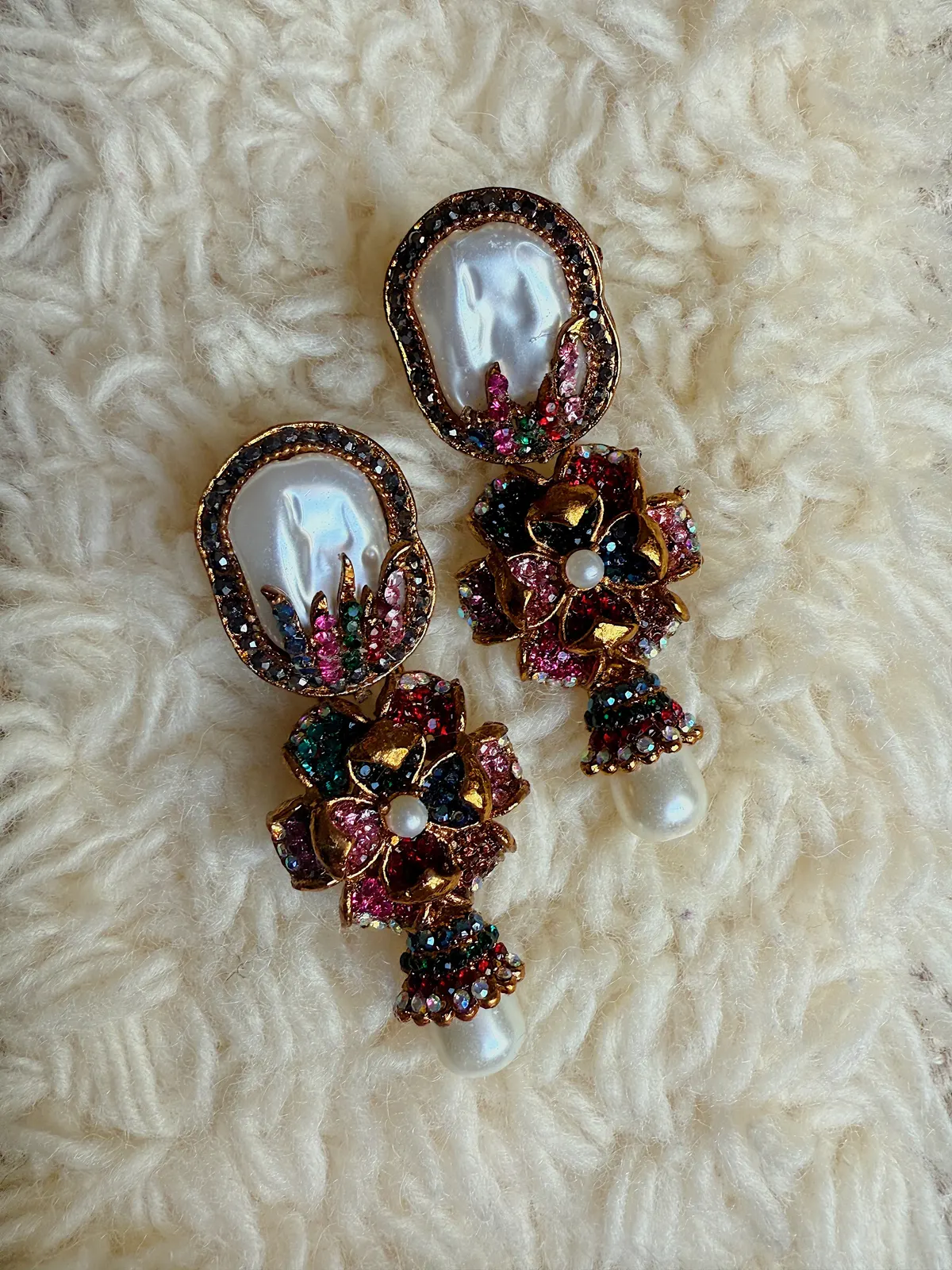 Mutlicolored turkish earrings
