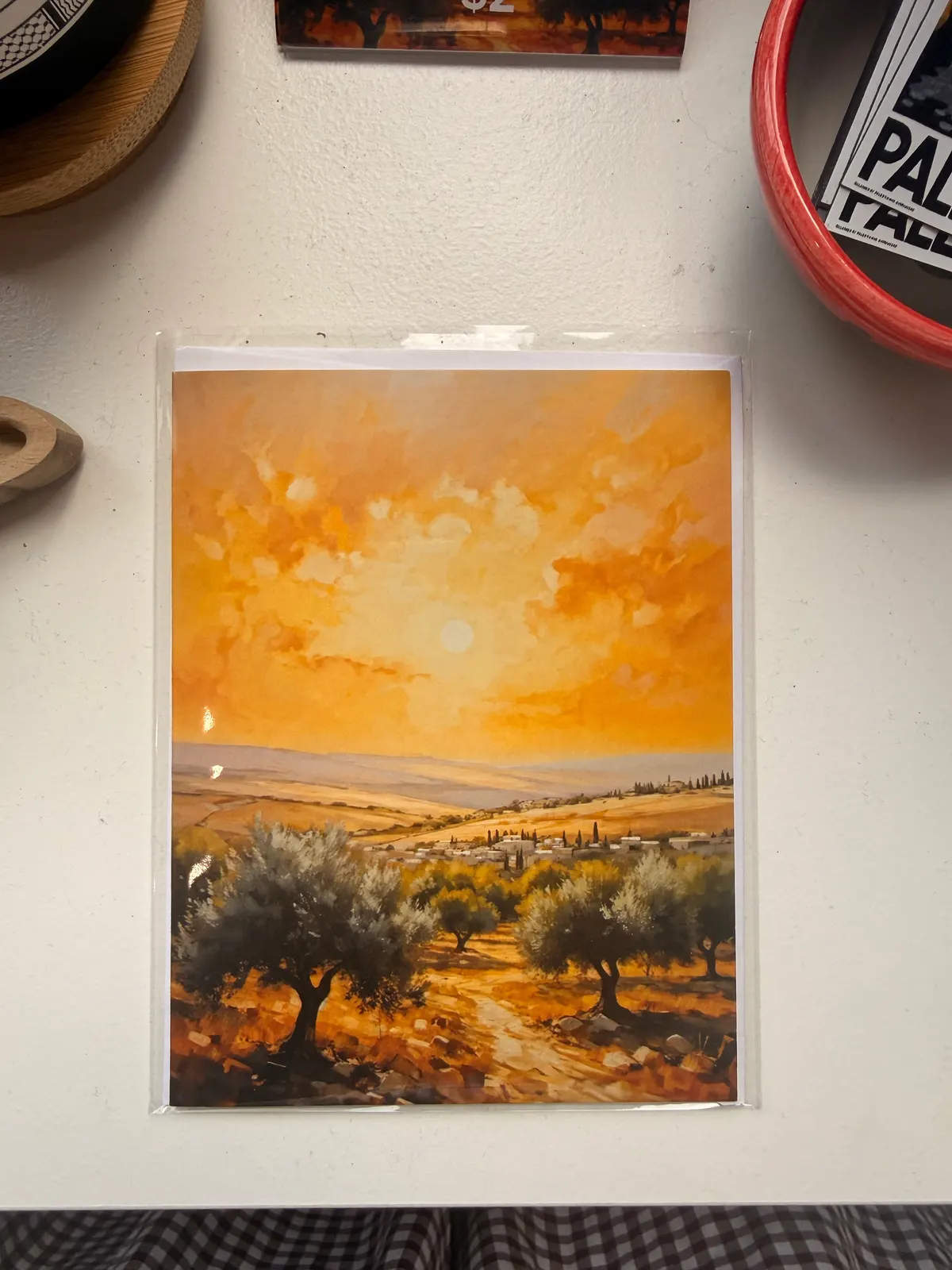 Palestine Landscape Greeting Card