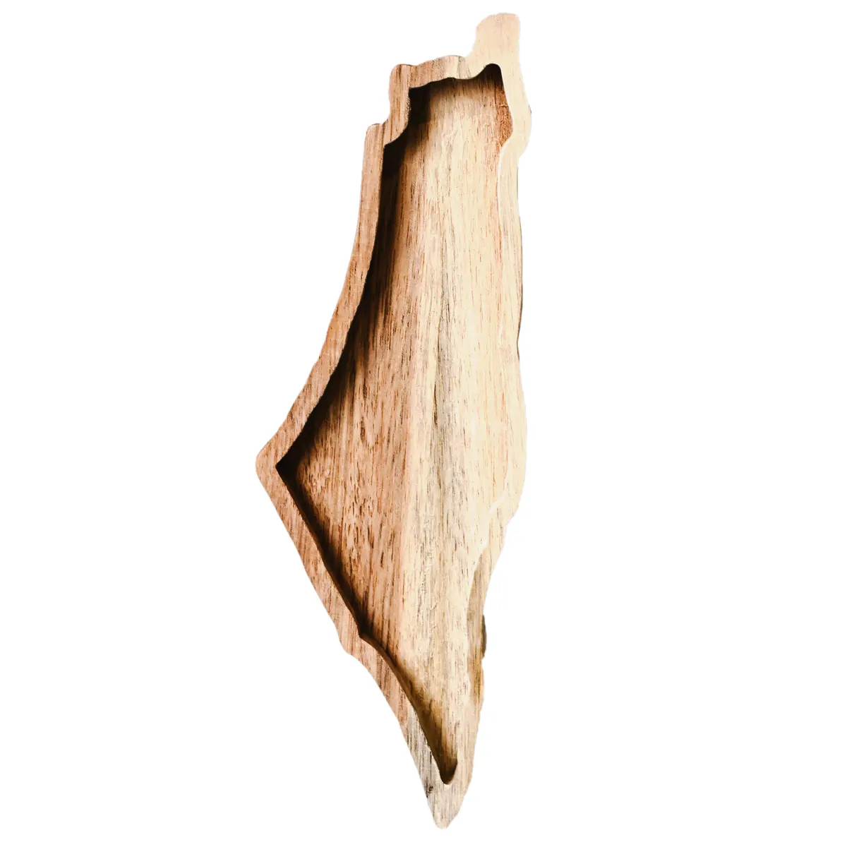 Small Palestine Map Dish (Wood)