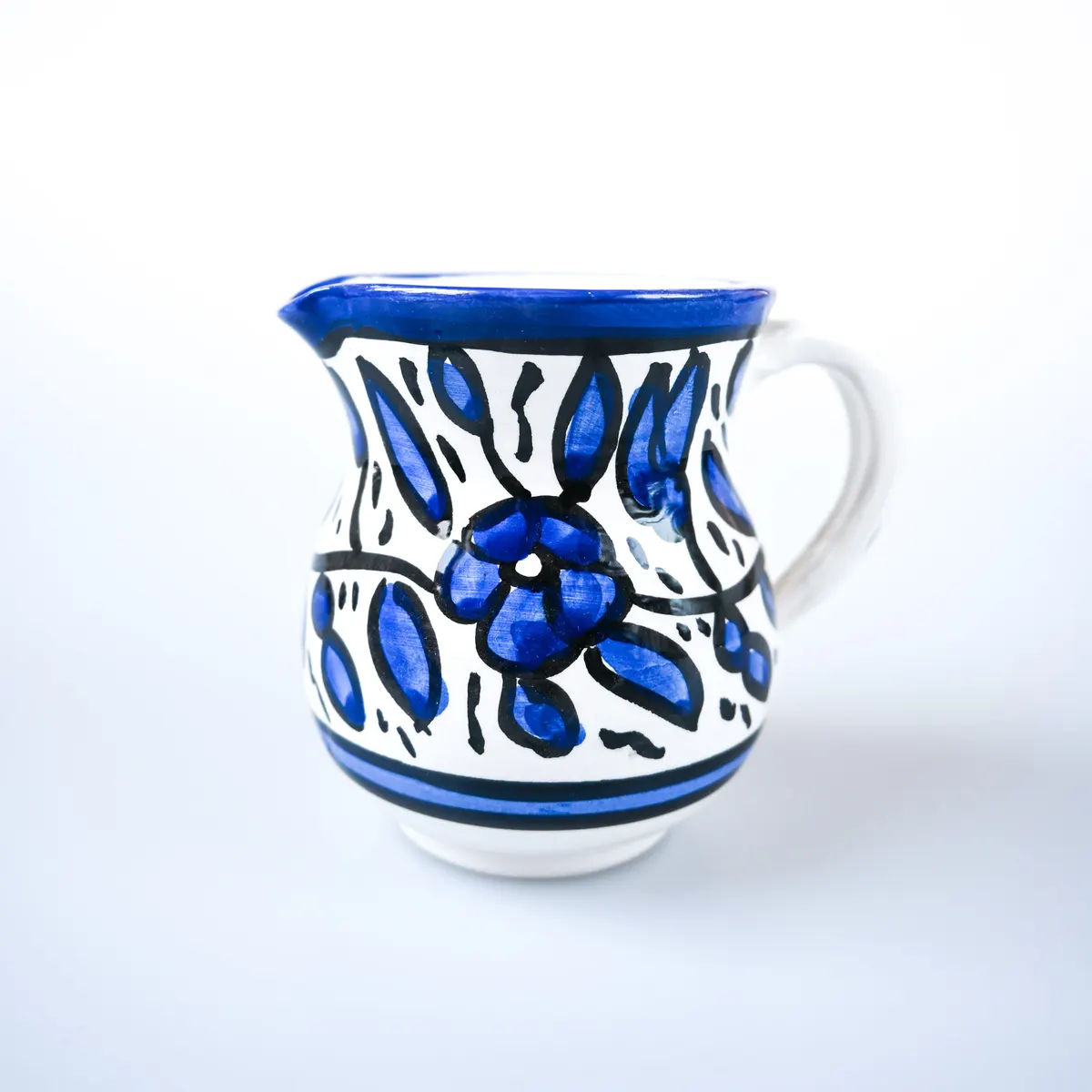 Hand-Painted Khalili Mini Milk Creamer Pitcher