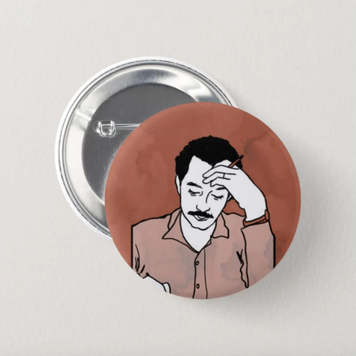 Ghassan Kanafani Button Pin