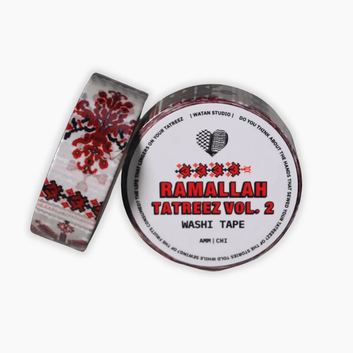 Classic Ramallah Tatreez Volume 2 Washi Tape