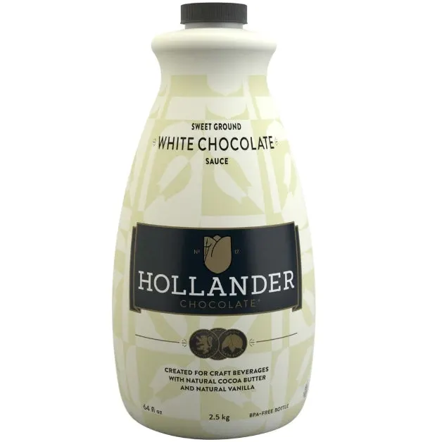 Hollander Barista Sauce - Sweet Ground White Chocolate