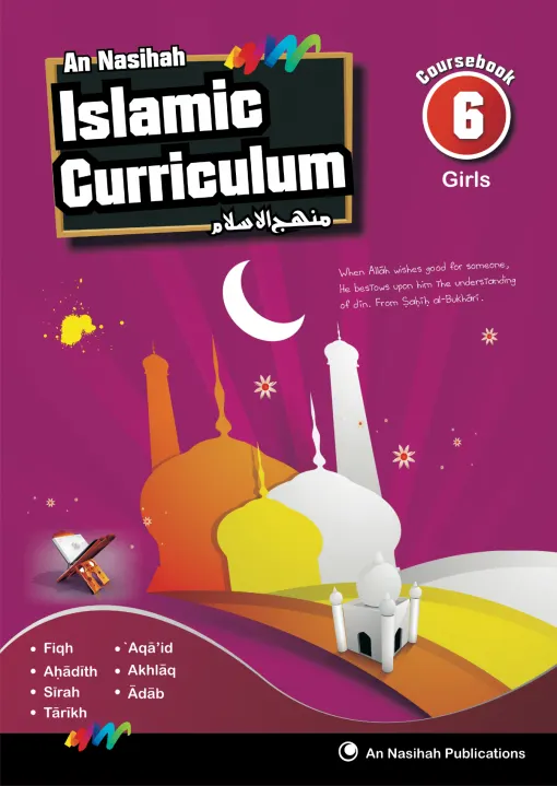 An Nasihah Islamic Curriculum Coursebook 6 Girls
