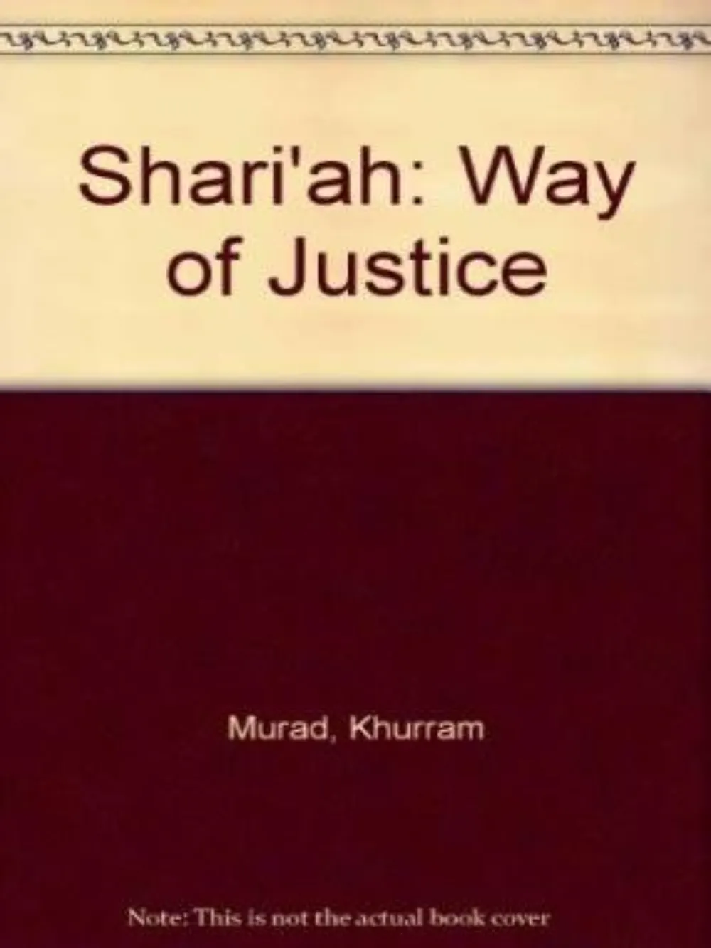 Shariah The Way Of Justice