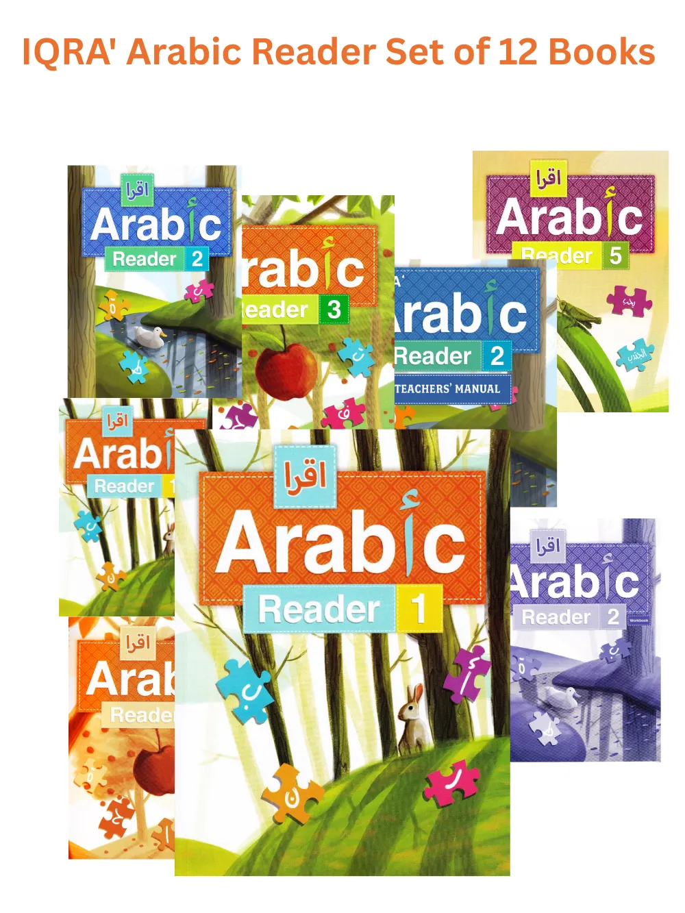 IQRA' Arabic Reader (Set of 12 Books & 2 Teacher's Manual)