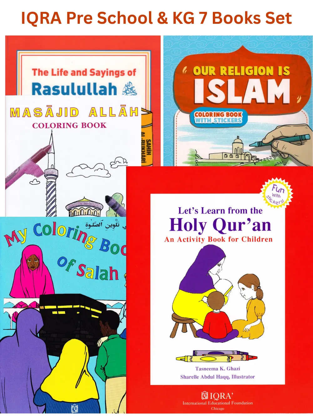 Iqra Pre School Kg 7 Books Set