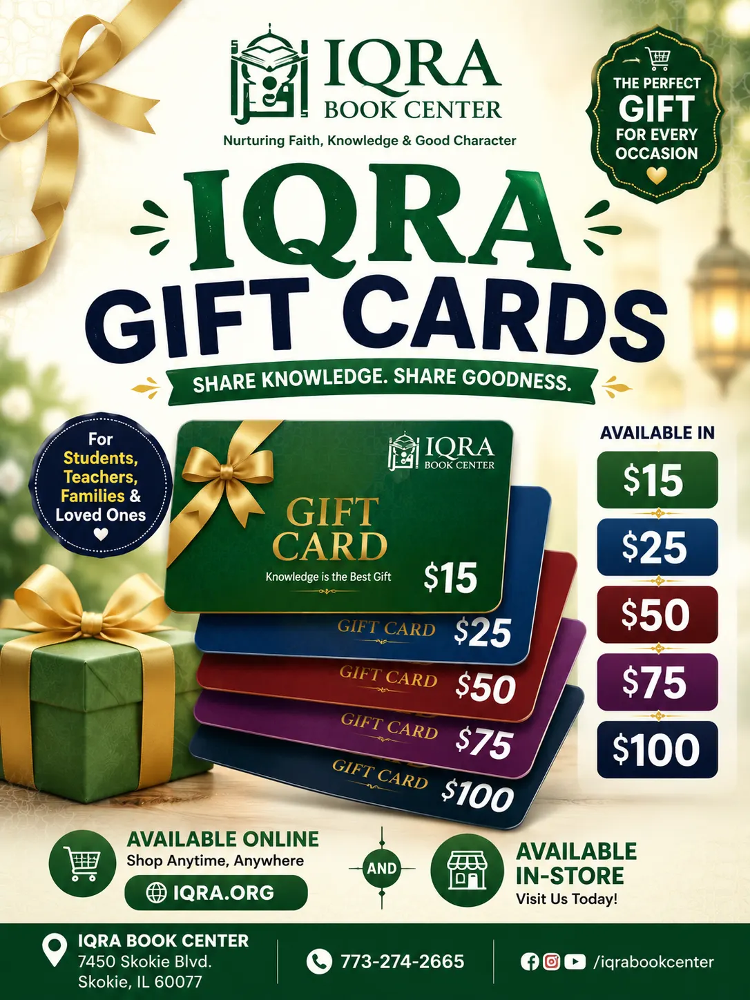 Gift Card Iqra Book Center