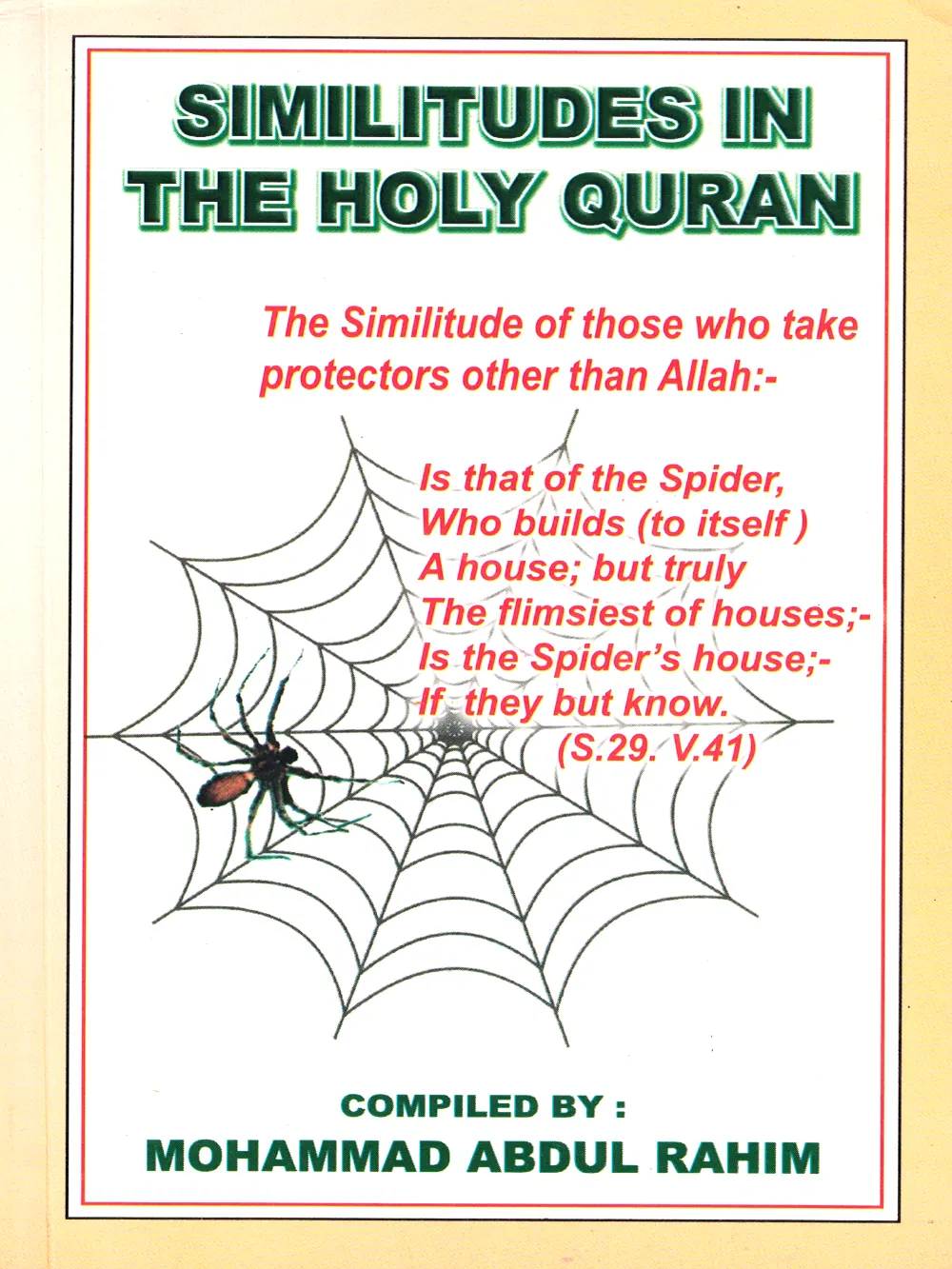 Similitudes in the Holy Quran
