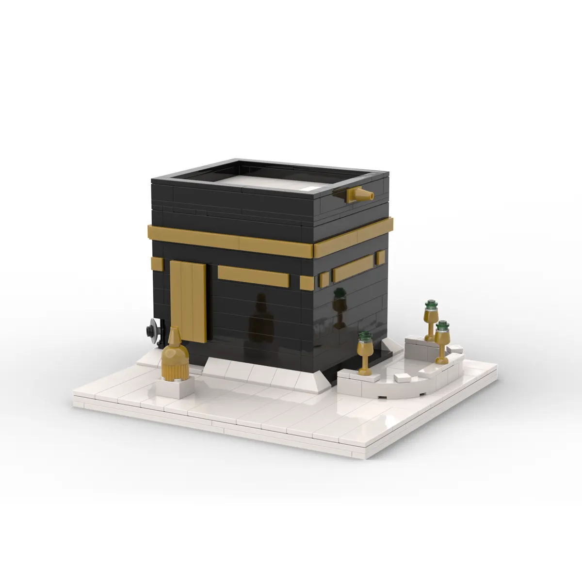 Kaaba - Model of the Holy Kaaba-Educational Islamic Building Blocks Set