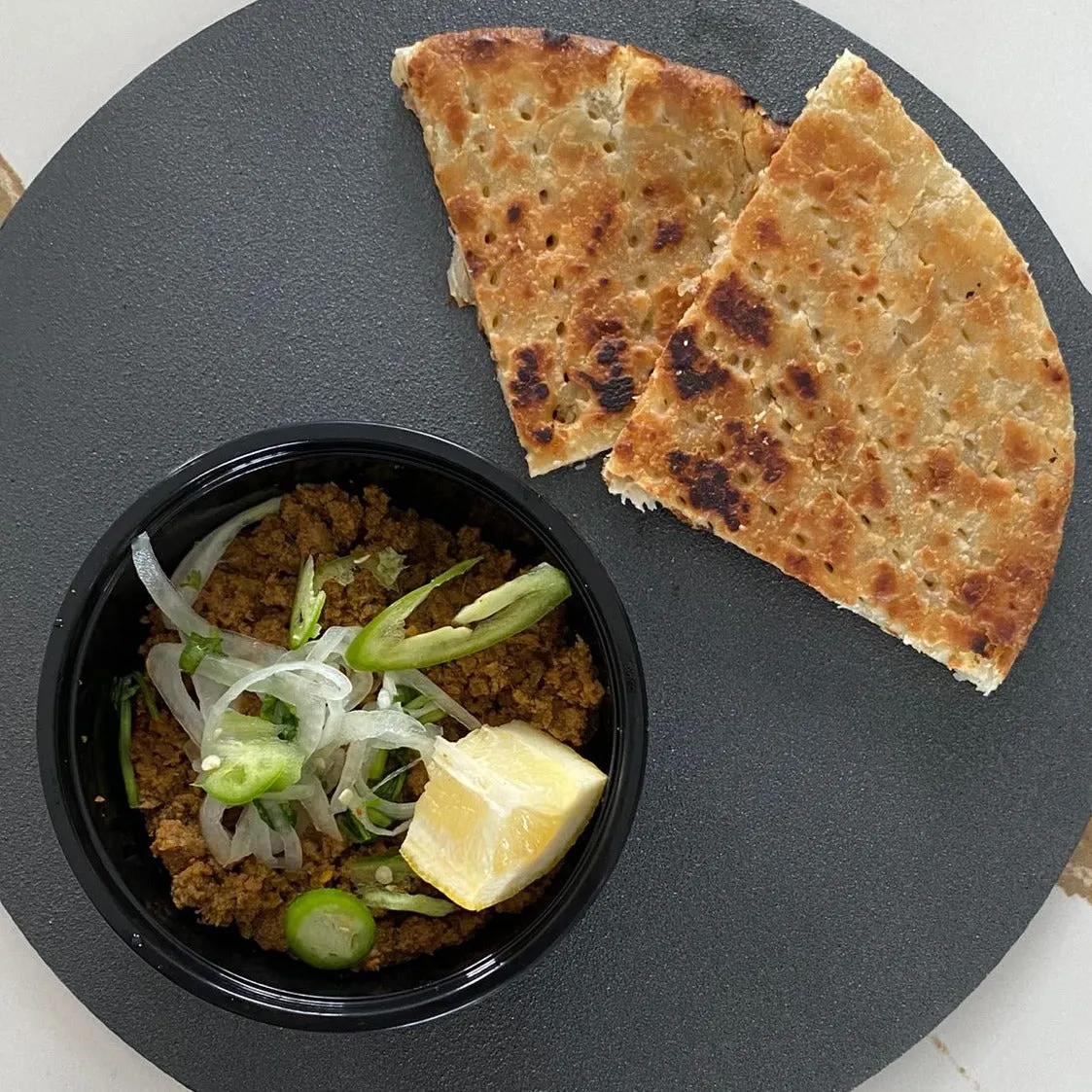 Tabarruk Special - Beef Qeema with Sheermal