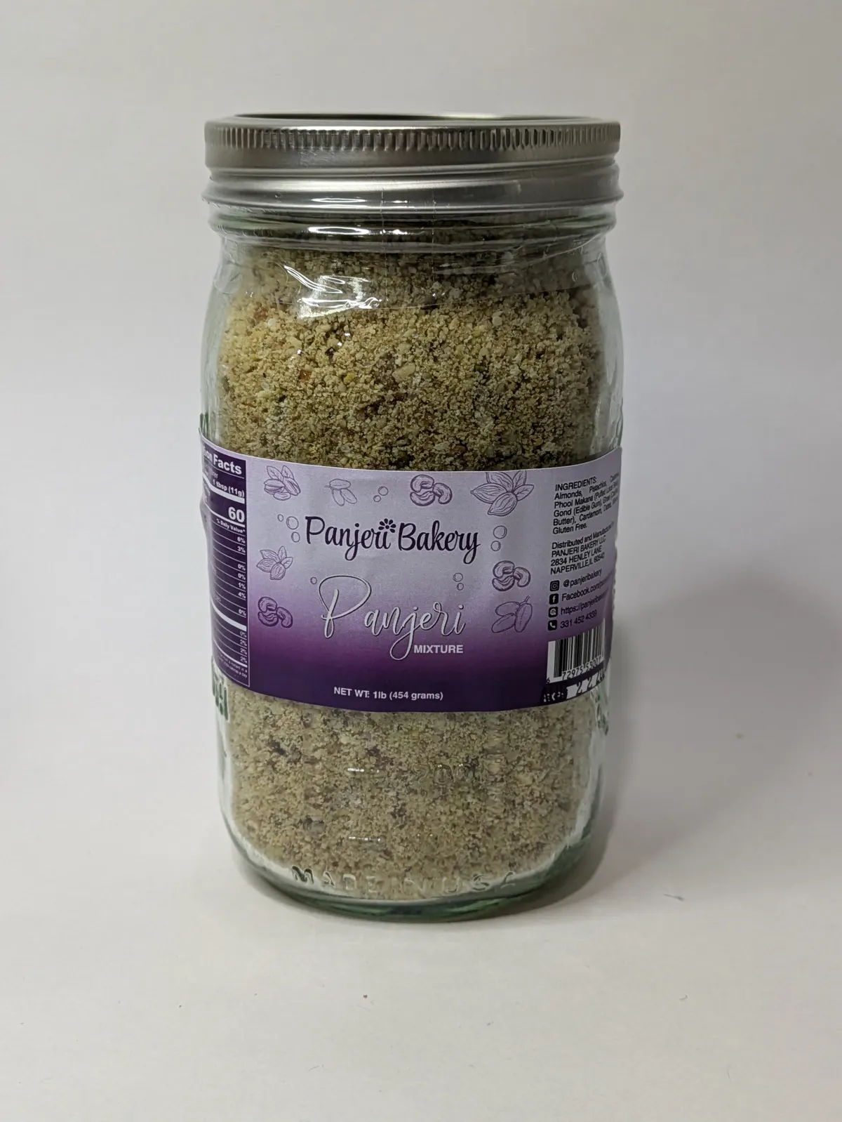Jar of Sugar free Panjeri Mixture with Organic Jaggery (Shipping included)