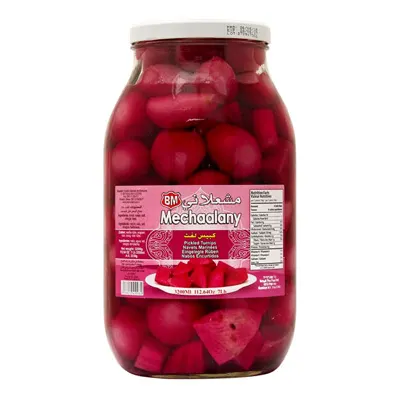 Mechaalany Pickled Turnips 4x68.8oz (1950g) drained, 4x113oz (3203g) net