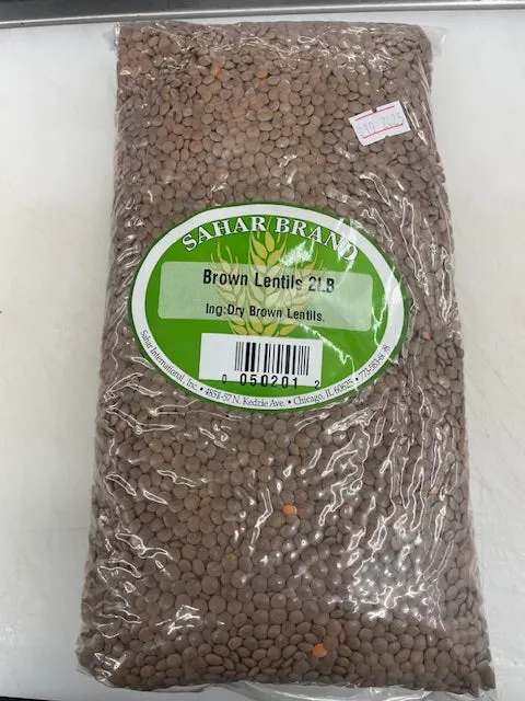 Sahar Brown Lentils 2lb