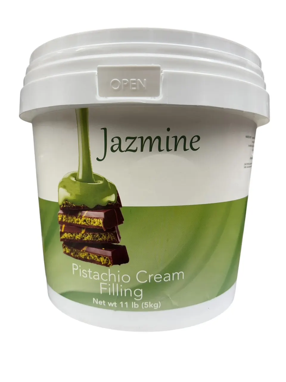 Jazmine Pistachio Cream Bucket 11LB