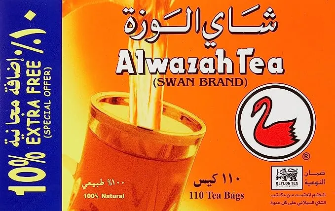 Alwazah Tea, 100% Pure Ceylon, 110 Count