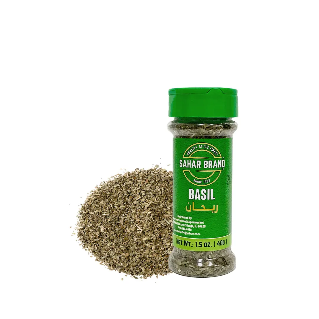 Sahar Brand Premium Quality Basil Leaves Spice Size: Small