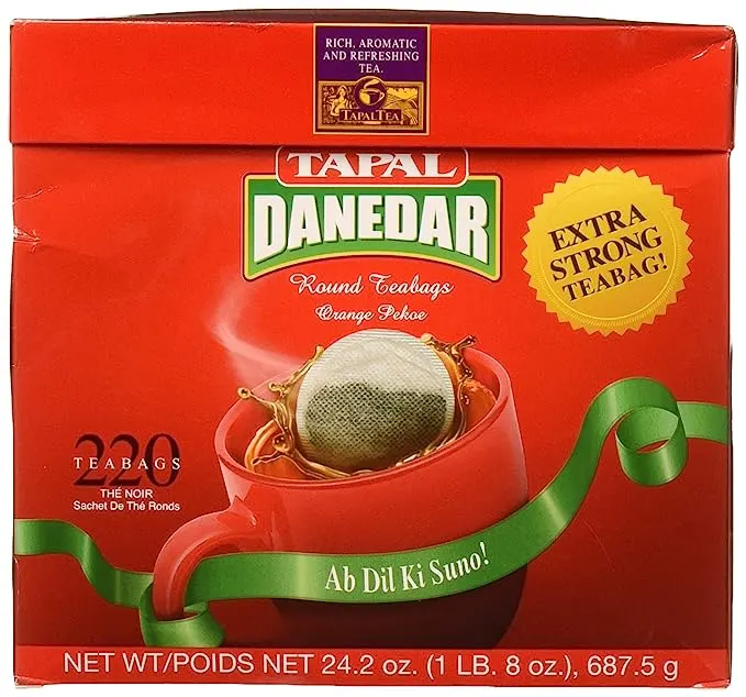Tapal Danedar 2 Cup Round Tea Bags 220 Tea Bags, (687.5g)