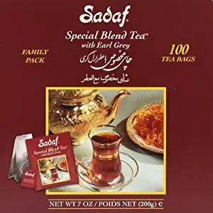 Sadaf Earl Grey Tea Bags | Special Blend Earl Grey Ceylon Black tea