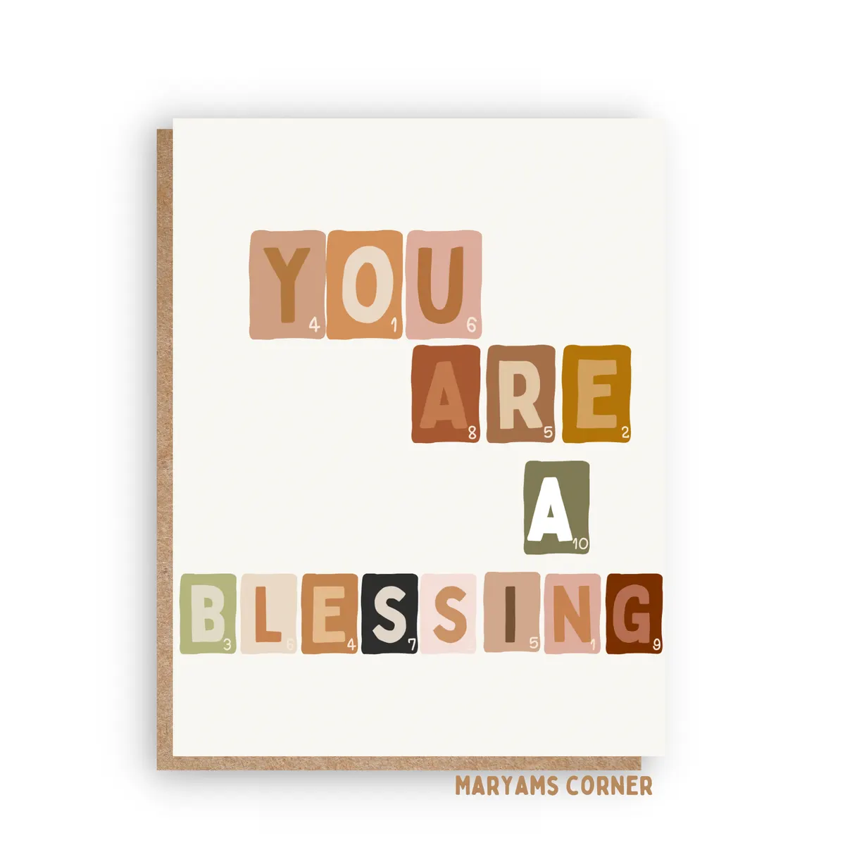 You Are A Blessing Card