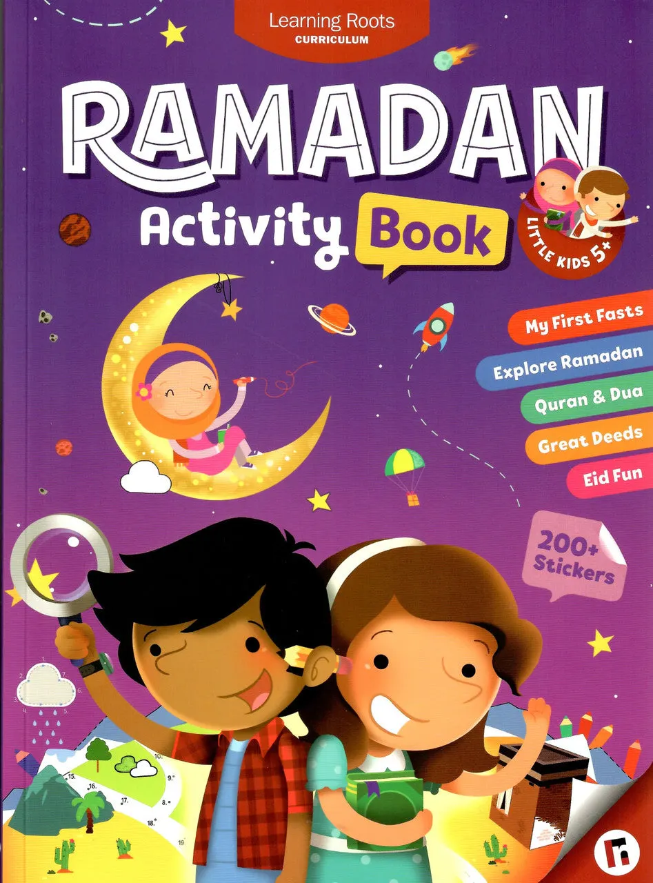Ramadan Activity Book: 200+ Stickers (Little Kids Age 5+)