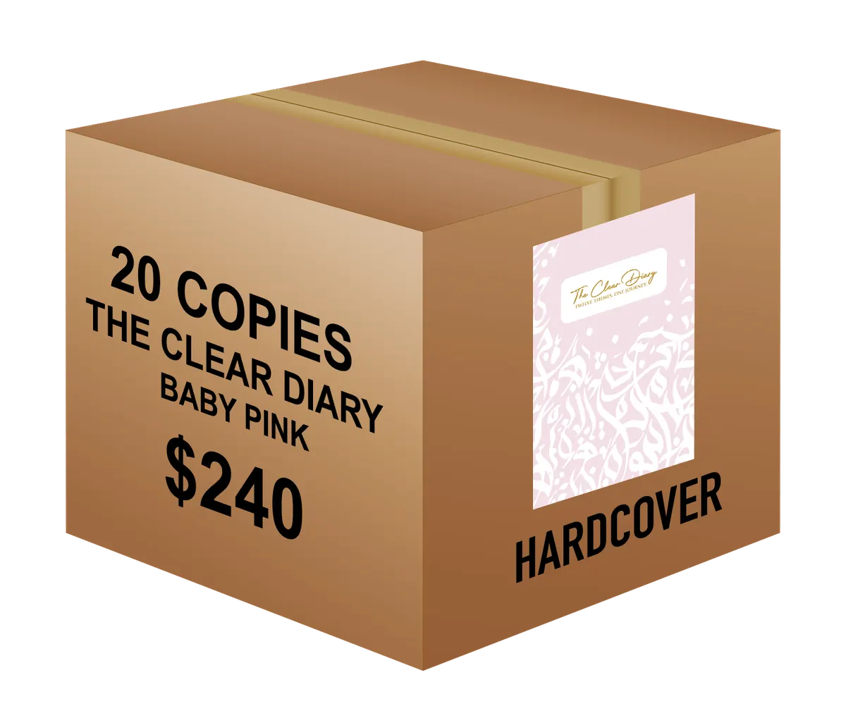 The Clear Diary - Pink, 20 Copies Bulk