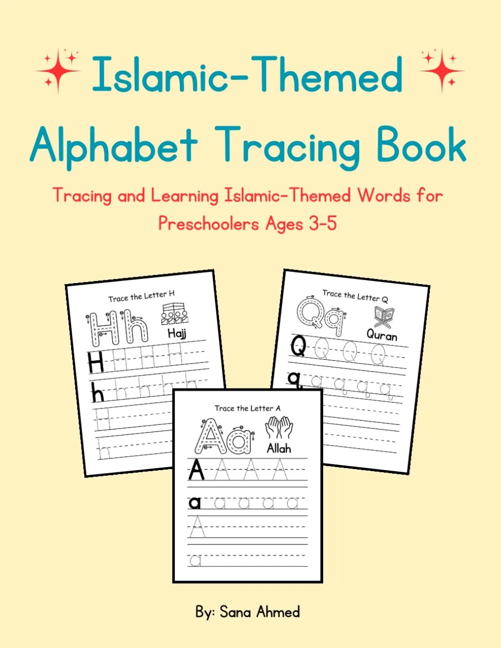 Islamic-Themed Alphabet Tracing Book