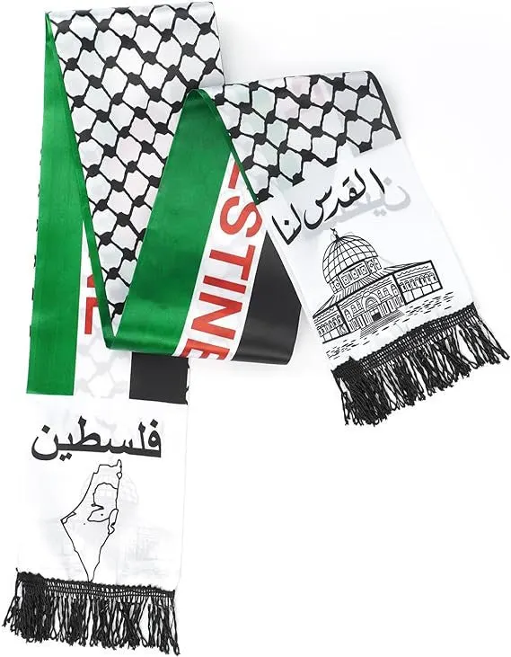 Palestine Flag Scarf - Neck Scarf(Polyester)